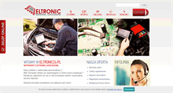 Desktop Screenshot of eltronic24.pl